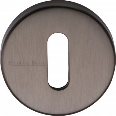 Click Here To Enlarge This Photo Of V4007-MB Heritage Brass Key Escutcheon Matt Bronze Finish