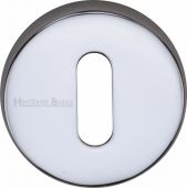 V4007-PC Heritage Brass Key Escutcheon Polished Chrome Finish