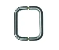 JSS123A Frelan Hardware Satin Stainless Steel (G304) 225mm x 22mm D Shape Pull Handles (Back to Back)