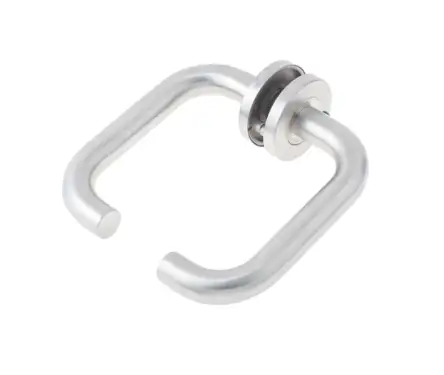 Click Here To Enlarge This Photo Of JSS134 Frelan Hardware Venus 19mm Door Handles on 8mm Sprung Rose Grade 304 Satin Stainless Steel