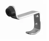 JSS15 Frelan Hardware Satin Stainless Steel Hat & Coat Hook (75mm Projection)