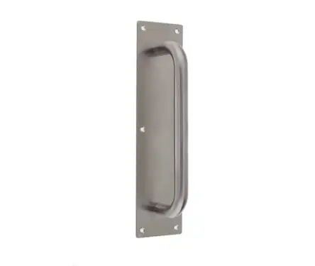 Click Here To Enlarge This Photo Of JSS1601 Frelan Hardware Satin Stainless Steel 225mm Pull Handle on 305mm x 75mm Plate