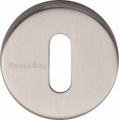 V4007-SN Heritage Brass Key Escutcheon Satin Nickel Finish