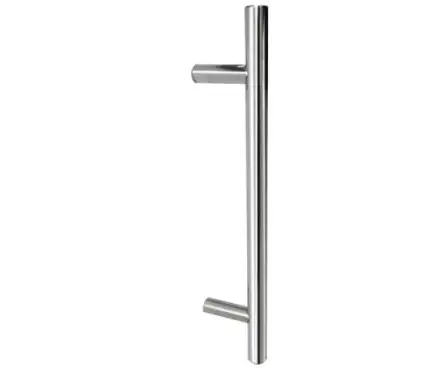 Click Here To Enlarge This Photo Of JSS219C Frelan Hardware Satin Stainless Steel (G304) 19mm Guardsman Pull Handle 1000mm x 19mm x 900mm (Bolt Through)