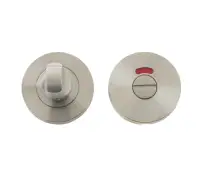 JSS226 Frelan Hardware Satin Stainless Steel (G201) Standard Turn & Release with Indicator 52x8mm