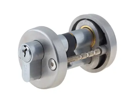 Click Here To Enlarge This Photo Of JSS23 Frelan Hardware Satin Stainless Steel (G304) Euro Profile Armoured Securtiy Escutcheon Set (cylinder not included)