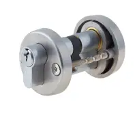 JSS23 Frelan Hardware Satin Stainless Steel (G304) Euro Profile Armoured Securtiy Escutcheon Set (cylinder not included)