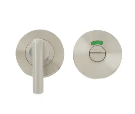 Click Here To Enlarge This Photo Of JSS255 Frelan Hardware Satin Stainless Steel (G201) Easy Turn & Release with Indicator 52x8mm