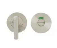 JSS255 Frelan Hardware Satin Stainless Steel (G201) Easy Turn & Release with Indicator 52x8mm