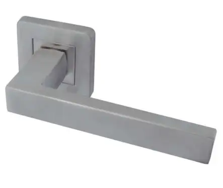 Click Here To Enlarge This Photo Of JSS280 Frelan Hardware Sirius Door Handles on Square Rose Grade 304 Satin Stainless Steel