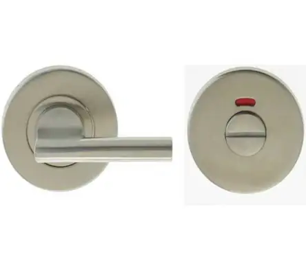 Click Here To Enlarge This Photo Of JSS355 Frelan Hardware Satin Stainless Steel (G304) Easy Turn & Release with Indicator 52x8mm