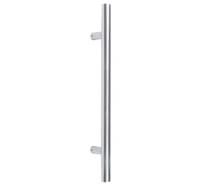 Click Here To Enlarge This Photo Of JSS520D Frelan Hardware Satin Stainless Steel (G304) 32mm Guardsman Pull Handle 1800mm x 32mm x 1600mm (Bolt Through)