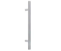 JSS520D Frelan Hardware Satin Stainless Steel (G304) 32mm Guardsman Pull Handle 1800mm x 32mm x 1600mm (Bolt Through)