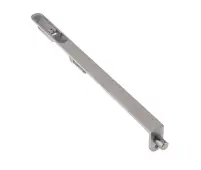 JSS53R Frelan Hardware Satin Stainless Steel Lever Action Flush Bolt (Radius Forend) 457mm x 20mm