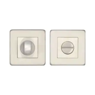 JSS54 Frelan Hardware Satin Stainless Steel Square Turn & Release without Indicator