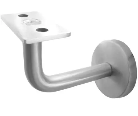 Click Here To Enlarge This Photo Of JSS85H Frelan Hardware Satin Stainless Steel Handrail Bracket 75mm