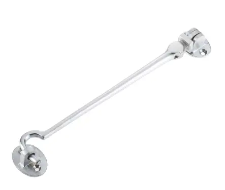 Click Here To Enlarge This Photo Of JV110ESC Frelan Hardware Jedo Solid Brass Cabin Hook 205mm Satin Chrome