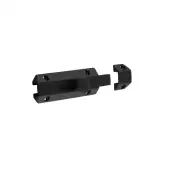 JV167MB Frelan Hardware Jedo Architectural Slide Door Bolt 100mm x 35mm Matt Black
