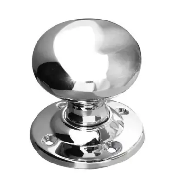 Click Here To Enlarge This Photo Of JV172BPC Frelan Hardware Jedo Mushroom Mortice Door Knobs 57mm Diameter Polished Chrome