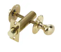 JV2689PB Frelan Hardware Jedo Bathroom Bolt c/w Mortice Bolt Polished Brass