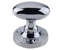 JV34BPC Frelan Hardware Jedo Kontrax Oval Mortice Door Knobs Polished Chrome