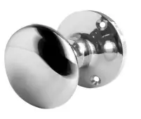 JV35BPC Frelan Hardware Jedo Kontrax Mushroom Mortice Door Knobs Polished Chrome