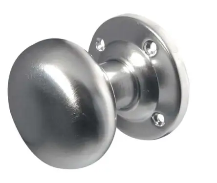 Click Here To Enlarge This Photo Of JV35BSC Frelan Hardware Jedo Kontrax Mushroom Mortice Door Knobs Satin Chrome