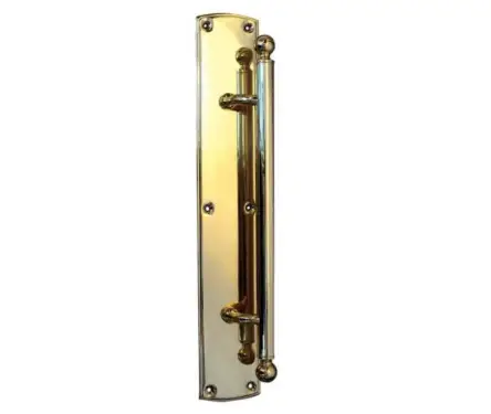 Click Here To Enlarge This Photo Of JV3697PB Frelan Hardware Jedo Blenheim Pull Handle 310mm Polished Brass