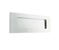JV36BPC Frelan Hardware Jedo Plain Victorian Letter Plate 280mm x 90mm (239mm Centres) Polished Chrome