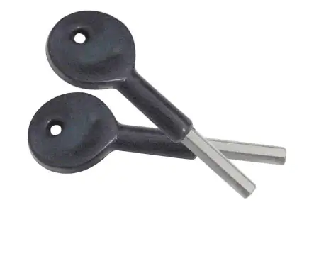 Click Here To Enlarge This Photo Of JV4201K Frelan Hardware Jedo Keys for Locking Sash Stops