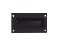 JV428ABL Frelan Hardware Jedo Face Fix Flush Pull 89mm x 42mm Matt Black