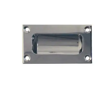 Click Here To Enlarge This Photo Of JV428APC Frelan Hardware Jedo Face Fix Flush Pull 89mm x 42mm Polished Chrome