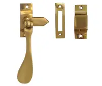 JV45RPB Frelan Hardware Jedo Victorian Casement Fastener 105mm Polished Brass