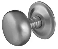 JV46SC Frelan Hardware Jedo Mushroom Mortice Door Knobs 62mm Diameter Satin Chrome