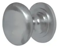 JV47ASC Frelan Hardware Jedo Traditional Cupboard Knob 25mm Satin Chrome