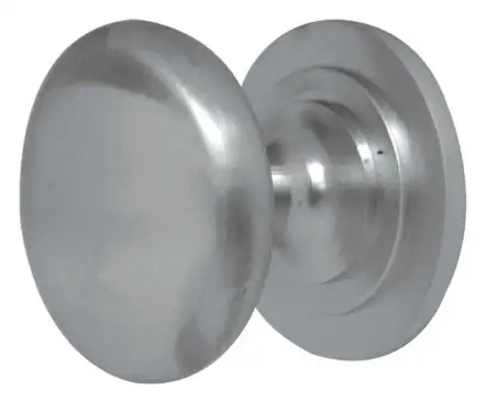 Click Here To Enlarge This Photo Of JV47ESC Frelan Hardware Jedo Traditional Cupboard Knob 50mm Satin Chrome