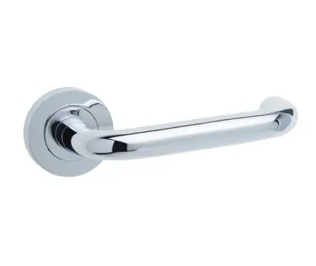 Click Here To Enlarge This Photo Of JV502PC Frelan Hardware Jedo Thame Door Handles on Rose Polished Chrome