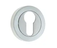 JV503ESC Frelan Hardware Jedo Satin Chrome Euro Profile Escutcheon