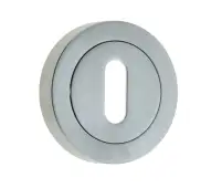 JV503SC Frelan Hardware Jedo Satin Chrome Standard Key Escutcheon