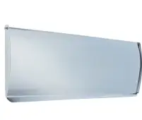 JV53SC Frelan Hardware Jedo Plain Inner Letter Tidy 280mm x 80mm Satin Chrome