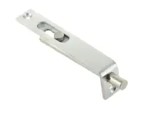 JV5640ASC Frelan Hardware Jedo Brass Slide Action Flush Bolt 102mm x 16mm Satin Chrome
