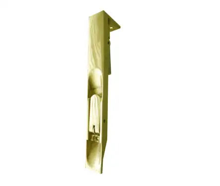 Click Here To Enlarge This Photo Of JV5640BPB Frelan Hardware Jedo Brass Lever Action Flush Bolt 150mm x 19mm Polished Brass