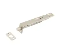 JV5640BSN Frelan Hardware Jedo Brass Lever Action Flush Bolt 150mm x 19mm Satin Nickel
