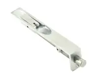 JV5640CSC Frelan Hardware Jedo Brass Lever Action Flush Bolt 200mm x 19mm Satin Chrome