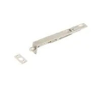 JV5640CSN Frelan Hardware Jedo Brass Lever Action Flush Bolt 200mm x 19mm Satin Nickel