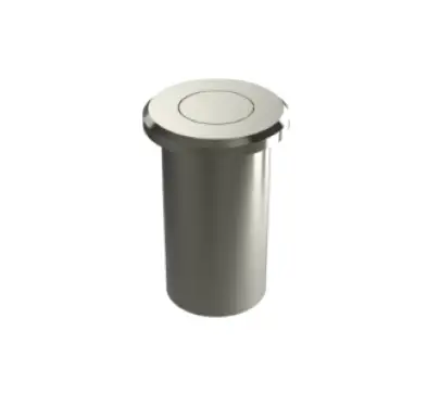 Click Here To Enlarge This Photo Of JV5642SN Frelan Hardware Jedo Dust Proof Spring Floor Bolt Socket Satin Nickel