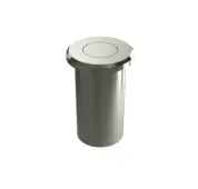 JV5642SN Frelan Hardware Jedo Dust Proof Spring Floor Bolt Socket Satin Nickel