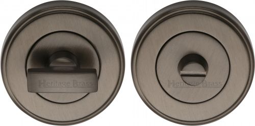Click Here To Enlarge This Photo Of V4040-MB Heritage Brass Thumbturn & Emergency Release Matt Bronze Finish