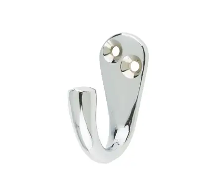 Click Here To Enlarge This Photo Of JV61PC Frelan Hardware Jedo Single Robe Hook 44mm Polished Chrome