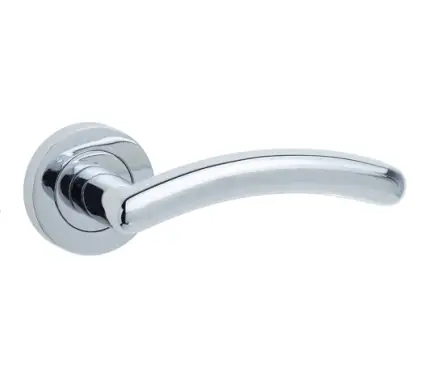 Click Here To Enlarge This Photo Of JV710PC Frelan Hardware Jedo Mailand Door Handles on Rose Polished Chrome